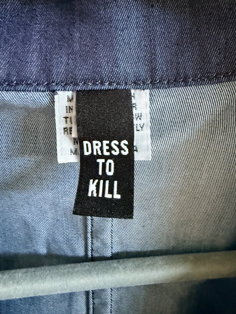 Denim-like Jacket - Picture 4 of 5